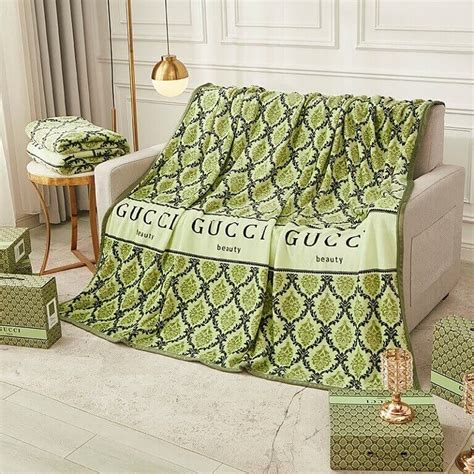 gucci inspired throw blanket|gucci luxury throw blanket.